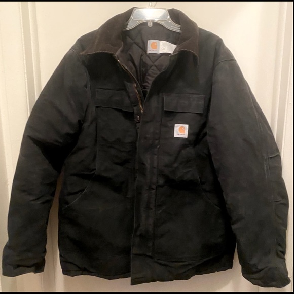 Carhartt Jackets \u0026 Coats | XL Insulated Carhartt Jacket - Black - Size 48 | Color: Black | Size: XL | Fg88's Closet